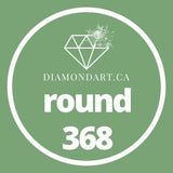 Round Diamonds DMC 100 - 499-500 diamonds (3 grams)-368-DiamondArt.ca
