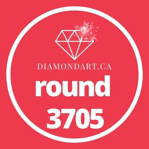 Round Diamonds DMC 3300 - 3799-500 diamonds (3 grams)-3705-DiamondArt.ca