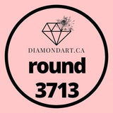 Round Diamonds DMC 3300 - 3799-500 diamonds (3 grams)-3713-DiamondArt.ca