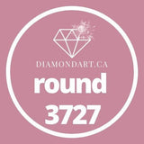 Round Diamonds DMC 3300 - 3799-500 diamonds (3 grams)-3727-DiamondArt.ca