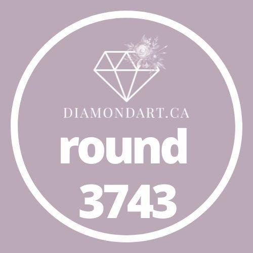 Round Diamonds DMC 3300 - 3799-500 diamonds (3 grams)-3743-DiamondArt.ca