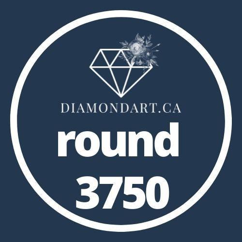 Round Diamonds DMC 3300 - 3799-500 diamonds (3 grams)-3750-DiamondArt.ca