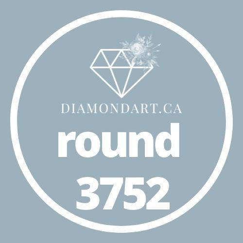 Round Diamonds DMC 3300 - 3799-500 diamonds (3 grams)-3752-DiamondArt.ca