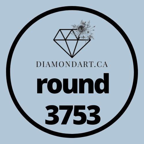 Round Diamonds DMC 3300 - 3799-500 diamonds (3 grams)-3753-DiamondArt.ca