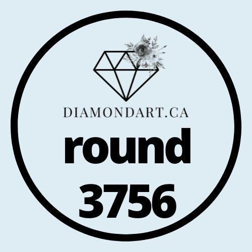 Round Diamonds DMC 3300 - 3799-500 diamonds (3 grams)-3756-DiamondArt.ca