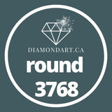 Round Diamonds DMC 3300 - 3799-500 diamonds (3 grams)-3768-DiamondArt.ca