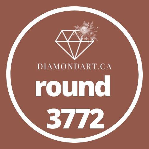 Round Diamonds DMC 3300 - 3799-500 diamonds (3 grams)-3772-DiamondArt.ca