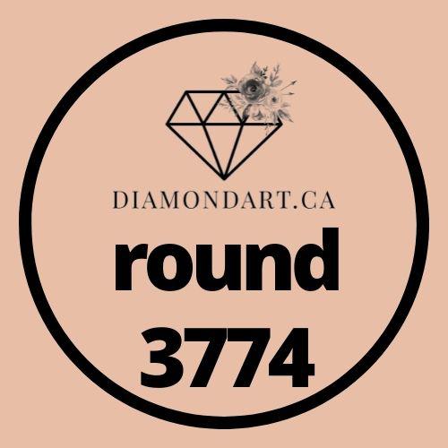 Round Diamonds DMC 3300 - 3799-500 diamonds (3 grams)-3774-DiamondArt.ca