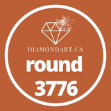 Round Diamonds DMC 3300 - 3799-500 diamonds (3 grams)-3776-DiamondArt.ca