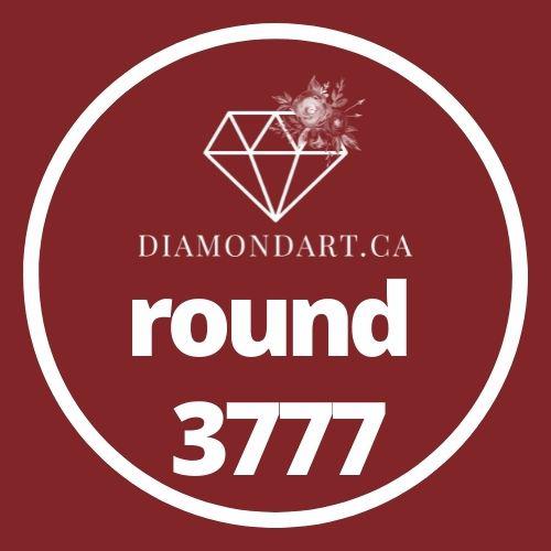 Round Diamonds DMC 3300 - 3799-500 diamonds (3 grams)-3777-DiamondArt.ca