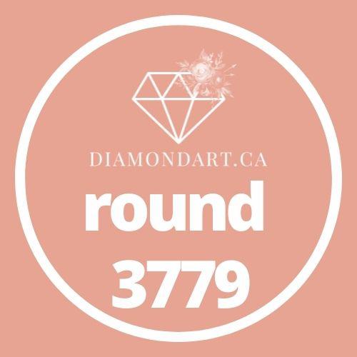 Round Diamonds DMC 3300 - 3799-500 diamonds (3 grams)-3779-DiamondArt.ca