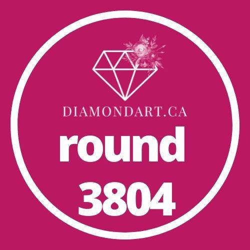 Round Diamonds DMC 3800 - 5200-500 diamonds (3 grams)-3804-DiamondArt.ca