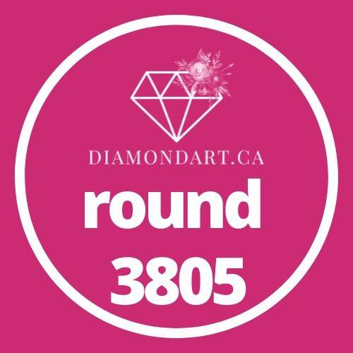 Round Diamonds DMC 3800 - 5200-500 diamonds (3 grams)-3805-DiamondArt.ca