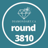 Round Diamonds DMC 3800 - 5200-500 diamonds (3 grams)-3810-DiamondArt.ca