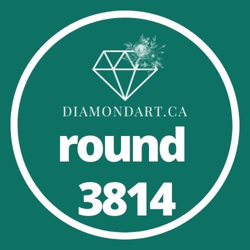 Round Diamonds DMC 3800 - 5200-500 diamonds (3 grams)-3814-DiamondArt.ca