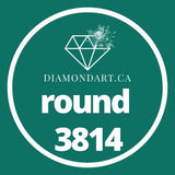 Round Diamonds DMC 3800 - 5200-500 diamonds (3 grams)-3814-DiamondArt.ca