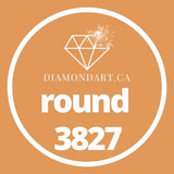 Round Diamonds DMC 3800 - 5200-500 diamonds (3 grams)-3827-DiamondArt.ca