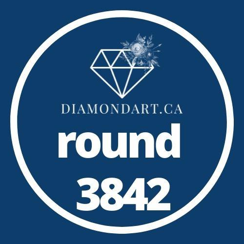 Round Diamonds DMC 3800 - 5200-500 diamonds (3 grams)-3842-DiamondArt.ca
