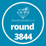 Round Diamonds DMC 3800 - 5200-500 diamonds (3 grams)-3844-DiamondArt.ca