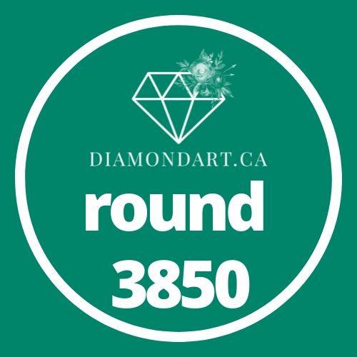 Round Diamonds DMC 3800 - 5200-500 diamonds (3 grams)-3850-DiamondArt.ca