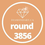 Round Diamonds DMC 3800 - 5200-500 diamonds (3 grams)-3856-DiamondArt.ca