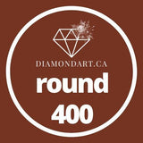 Round Diamonds DMC 100 - 499-500 diamonds (3 grams)-400-DiamondArt.ca