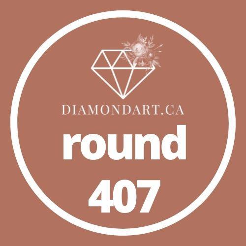 Round Diamonds DMC 100 - 499-500 diamonds (3 grams)-407-DiamondArt.ca
