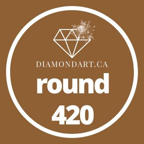 Round Diamonds DMC 100 - 499-500 diamonds (3 grams)-420-DiamondArt.ca