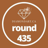 Round Diamonds DMC 100 - 499-500 diamonds (3 grams)-435-DiamondArt.ca
