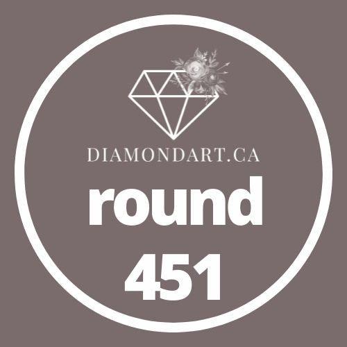 Round Diamonds DMC 100 - 499-500 diamonds (3 grams)-451-DiamondArt.ca