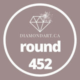 Round Diamonds DMC 100 - 499-500 diamonds (3 grams)-452-DiamondArt.ca