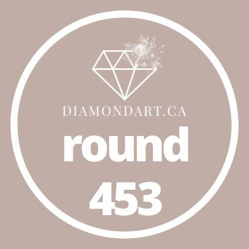 Round Diamonds DMC 100 - 499-500 diamonds (3 grams)-453-DiamondArt.ca