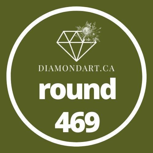 Round Diamonds DMC 100 - 499-500 diamonds (3 grams)-469-DiamondArt.ca
