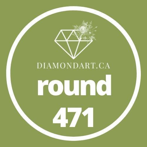 Round Diamonds DMC 100 - 499-500 diamonds (3 grams)-471-DiamondArt.ca