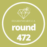 Round Diamonds DMC 100 - 499-500 diamonds (3 grams)-472-DiamondArt.ca