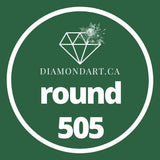 Round Diamonds DMC 500 - 699-500 diamonds (3 grams)-505-DiamondArt.ca