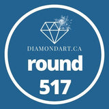 Round Diamonds DMC 500 - 699-500 diamonds (3 grams)-517-DiamondArt.ca