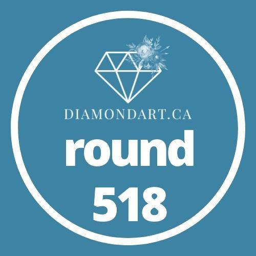 Round Diamonds DMC 500 - 699-500 diamonds (3 grams)-518-DiamondArt.ca