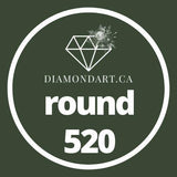 Round Diamonds DMC 500 - 699-500 diamonds (3 grams)-520-DiamondArt.ca