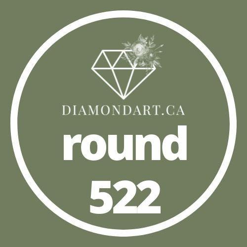 Round Diamonds DMC 500 - 699-500 diamonds (3 grams)-522-DiamondArt.ca