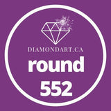 Round Diamonds DMC 500 - 699-500 diamonds (3 grams)-552-DiamondArt.ca
