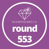 Round Diamonds DMC 500 - 699-500 diamonds (3 grams)-553-DiamondArt.ca