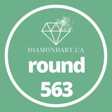 Round Diamonds DMC 500 - 699-500 diamonds (3 grams)-563-DiamondArt.ca