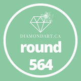 Round Diamonds DMC 500 - 699-500 diamonds (3 grams)-564-DiamondArt.ca