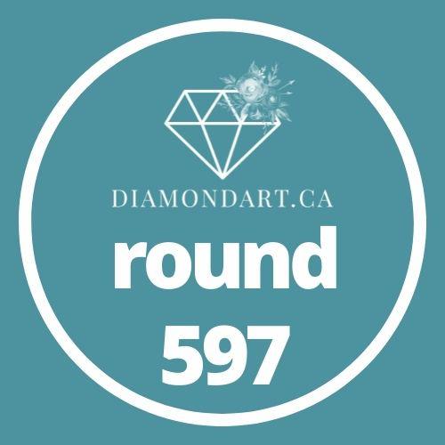 Round Diamonds DMC 500 - 699-500 diamonds (3 grams)-597-DiamondArt.ca