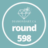 Round Diamonds DMC 500 - 699-500 diamonds (3 grams)-598-DiamondArt.ca