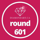 Round Diamonds DMC 500 - 699-500 diamonds (3 grams)-601-DiamondArt.ca