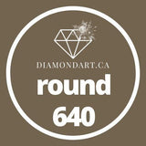 Round Diamonds DMC 500 - 699-500 diamonds (3 grams)-640-DiamondArt.ca
