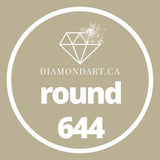 Round Diamonds DMC 500 - 699-500 diamonds (3 grams)-644-DiamondArt.ca