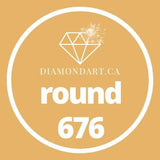 Round Diamonds DMC 500 - 699-500 diamonds (3 grams)-676-DiamondArt.ca
